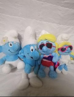 The Smurfs Smurfs 8 Smurfette Bean Bag Plush 