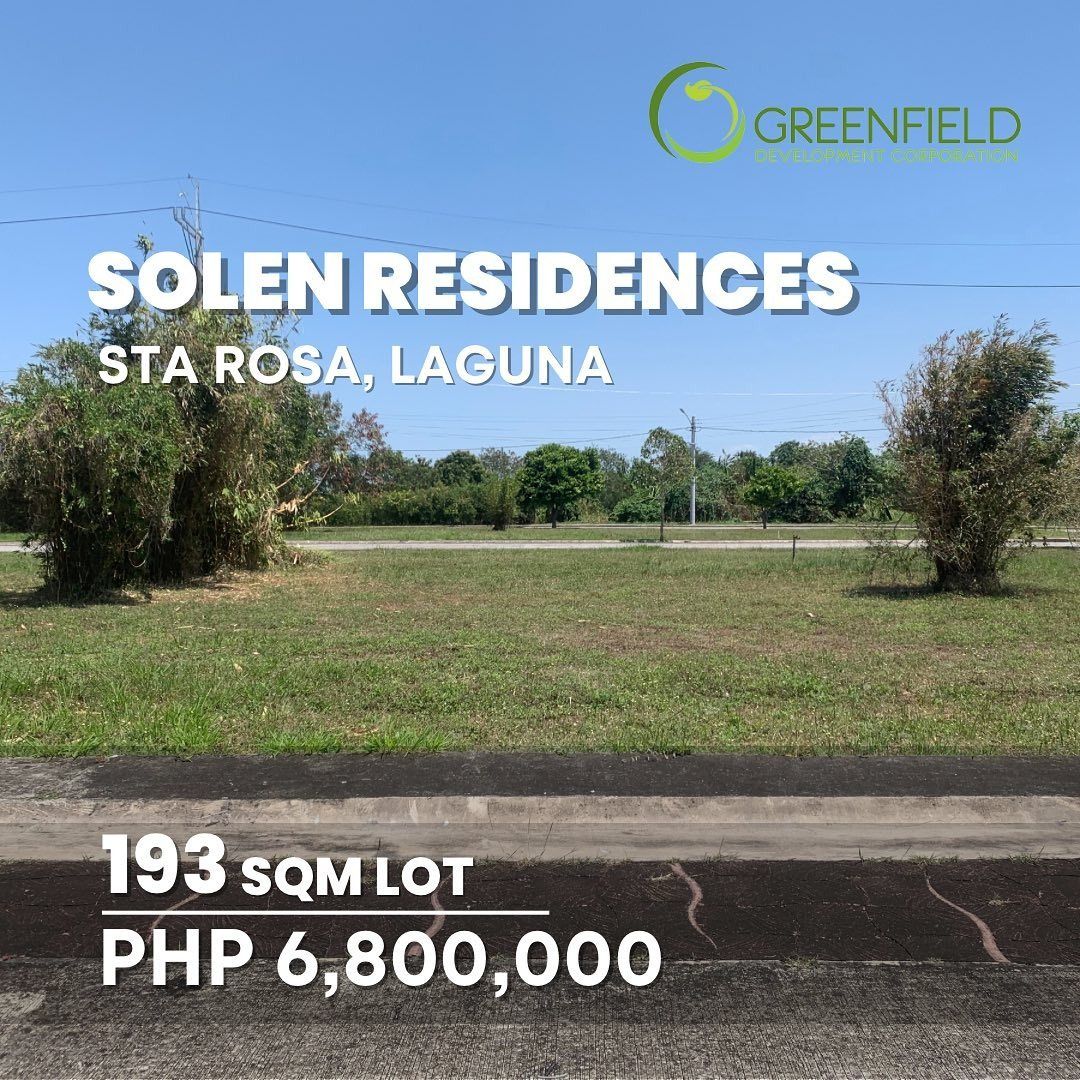 Solen Residences, Sta Rosa. Laguna, Property, For Sale, Lot on Carousell