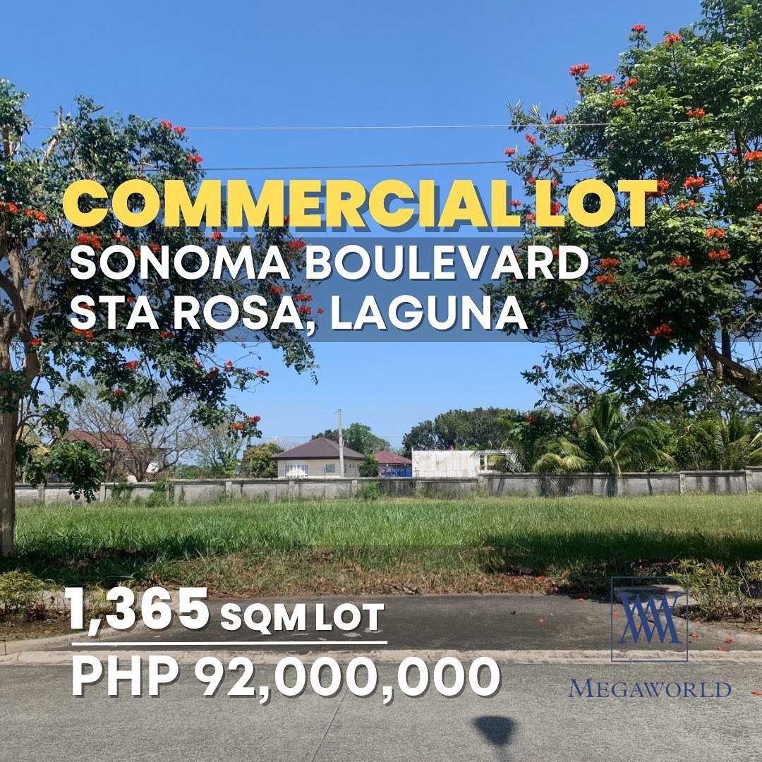 📍Sonoma, Sta. Rosa Laguna 2 Combined COMMERCIAL LOTS for SALE, Property