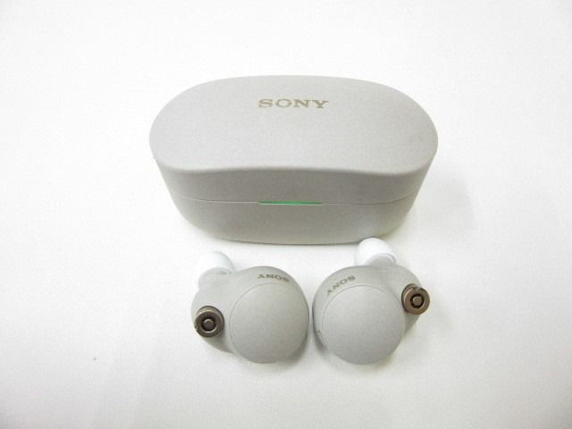 SONY索尼WF-1000XM4 降噪全無線耳機/藍牙工作品鉑銀◎二手, 音響器材