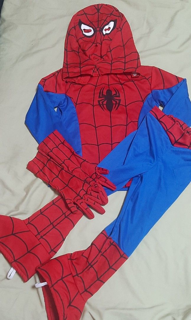 Spiderman Full Suit Costume, Babies & Kids, Babies & Kids Fashion on ...