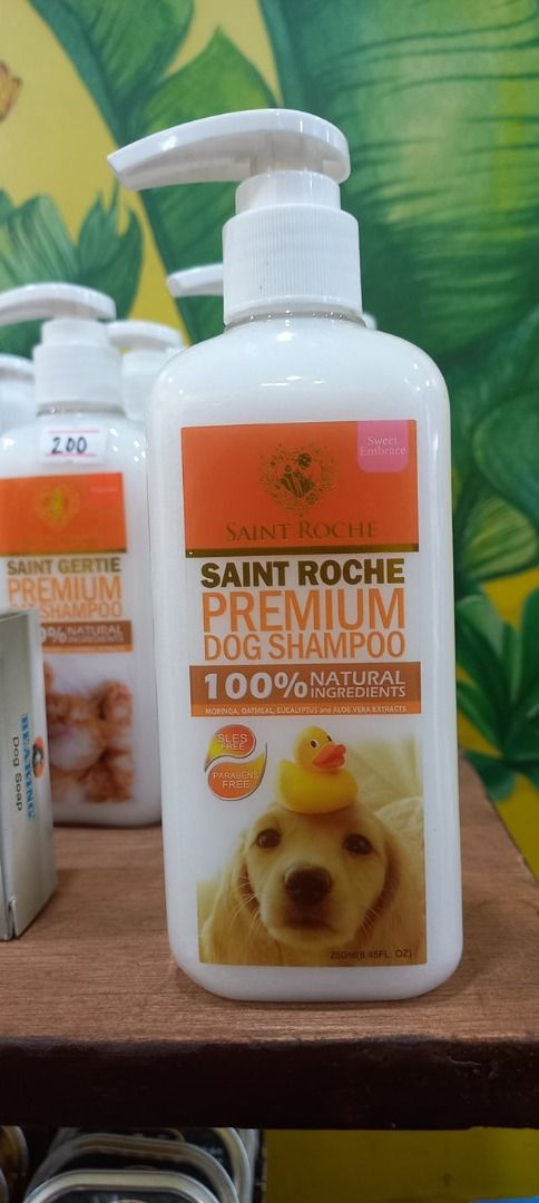 Saint roche dog shampoo unwavering for human