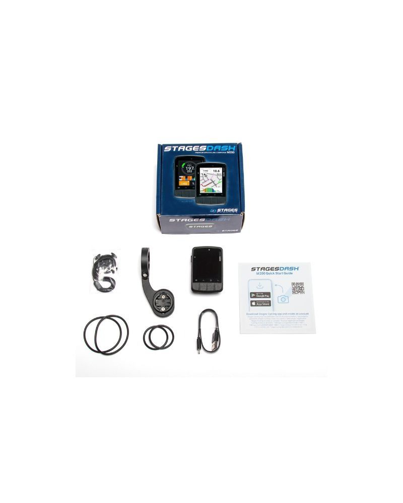 Stages Dash M200 GPS Bike Computer For Training and Cycling, Sports ...