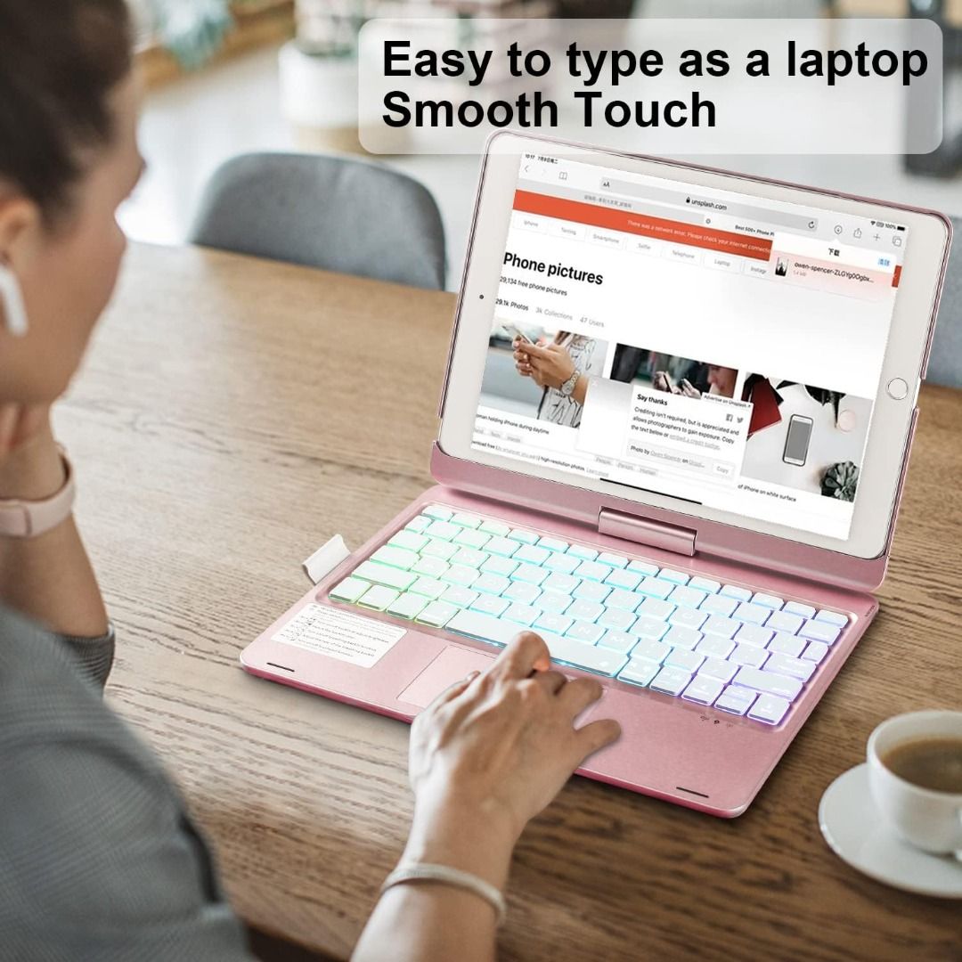 [Stockist.SG] ONHI Bluetooth Wireless Keyboard Case for iPad Pro 10.5