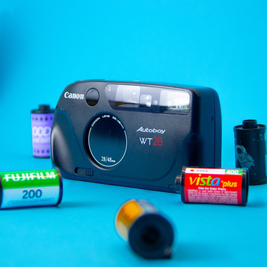 [TESTED] Canon Autoboy WT28 35mm film camera point and shoot ...