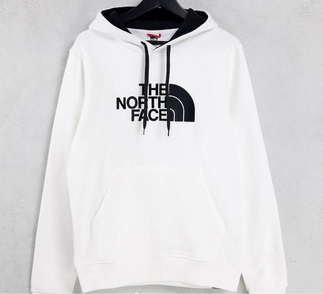 The North Face White Hoodie Men s Fashion Tops Sets Hoodies