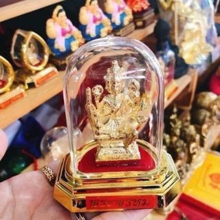 The Statue Of Four-Faced Buddha In The Cage