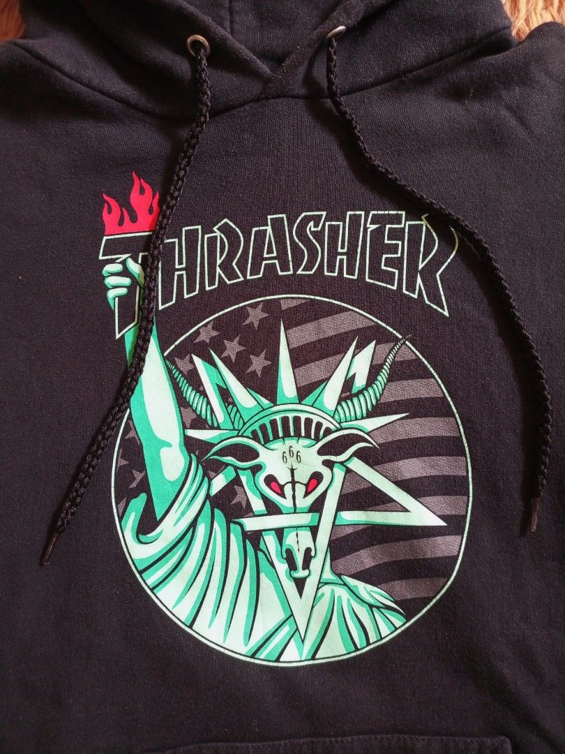 THRASHER HOODIE SIZE SMALL DIMES 21 X 27 9 10 COLORATE ISSUE