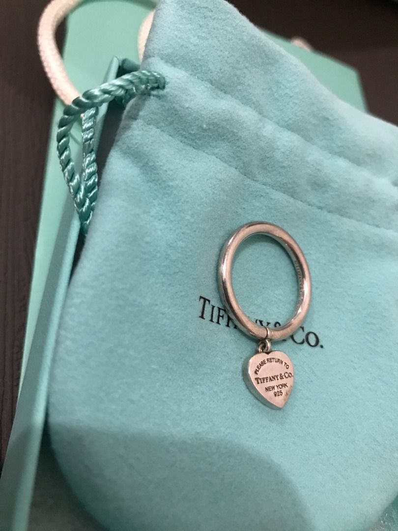 Tiffany and co sales heart tag ring
