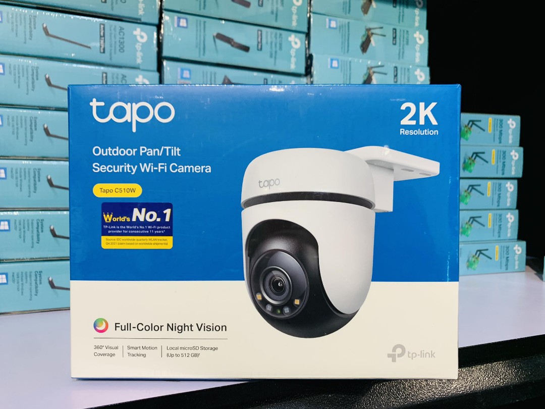 READY STOCK] Tapo C510W Outdoor Pan/Tilt Security WiFi Camera