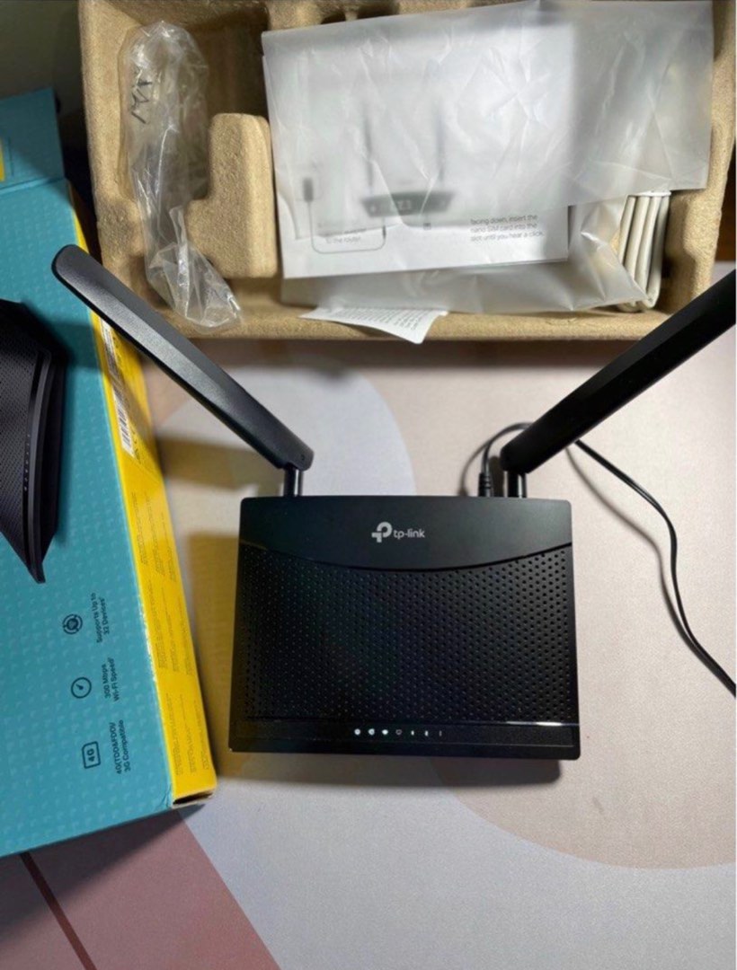 TP-Link TL-MR100 300 Mbps Wireless N 4G LTE Router | Open Line Travel ...