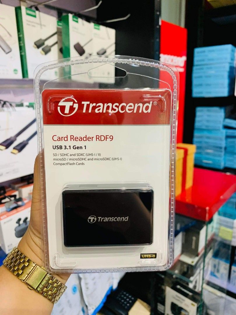 Transcend RDF9 Card Reader CF | SD | Micro RDF9K USB 3.1/3.0 (Category: Other Accessories) located in Makati City. Submitted by techubstoreandaccessories (Listing ID 1250850840, Image 1). Description: Transcend RDF9 Card Reader CF | SD | Micro RDF9K USB 3.1/3.0 On Hand‼️ Ready to Pick-up/Ship‼️ DETAILS: ✅BRAND NEW & ORIGINAL. ✅7 Days Replacement for Factory Defects and 1year Limited Warranty. (Terms and conditions apply). ✅With Sales Invoice (BIR