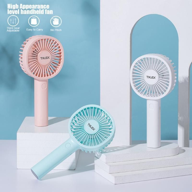 Tylex XM61 Portable Mini Fan Rechargeable Strong Wind 1200mAh