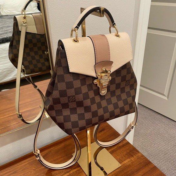 LV Clapton Backpack Damier, Women's Fashion, Bags & Wallets