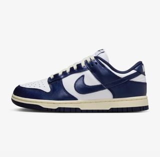 Nike SB Dunk Low Jeter Yankees Baseball Shoe Gray Navy Blue 309431