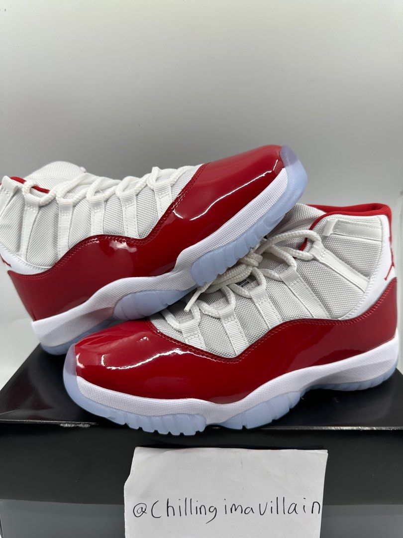 Red jordan 11 retro on sale