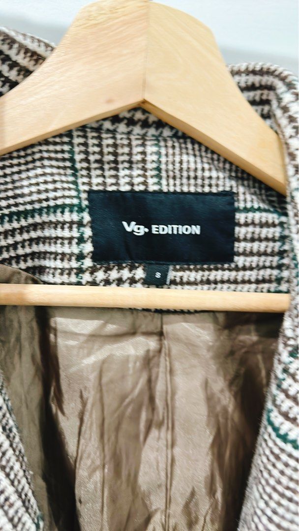 Valley Girl VG Edition Check Coat Knee Length Long Sleeve size AU8 Women s Fashion Clothes on Carousell