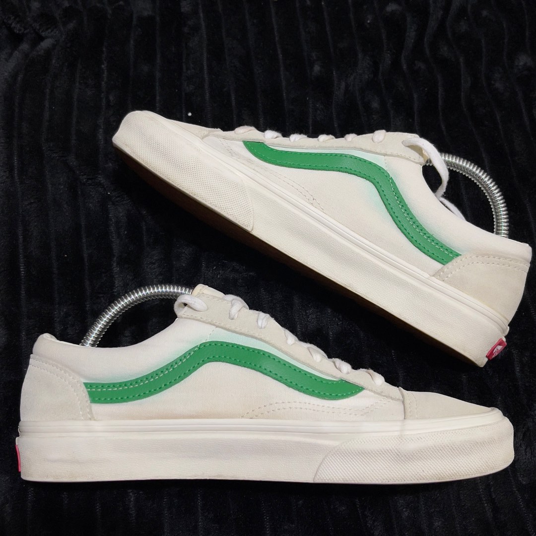 Vans old skool white kelly on sale green