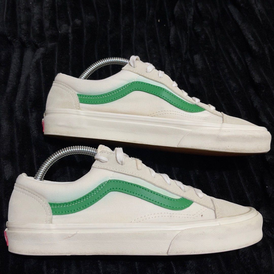 Vans old skool discount true white kelly green