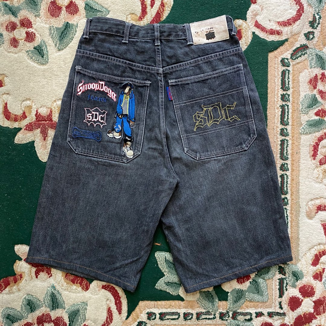 Vintage 2000 Snoop Dogg Jeans Jorts, Men's Fashion, Bottoms, Jeans