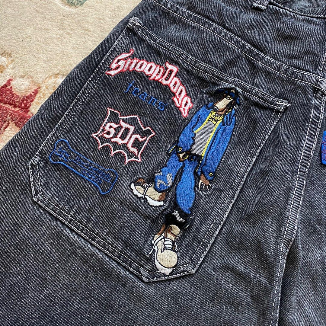 Vintage 2000 Snoop Dogg Jeans Jorts, Men's Fashion, Bottoms, Jeans