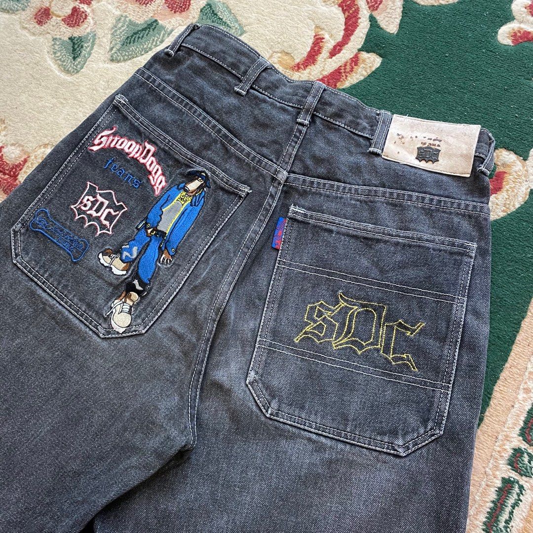 Vintage 2000 Snoop Dogg Jeans Jorts, Men's Fashion, Bottoms, Jeans