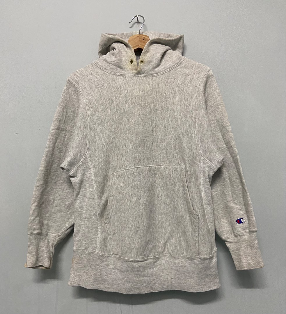 Vintage 90s Champion Reverse Weave Hoodie, Men's Fashion, Tops 