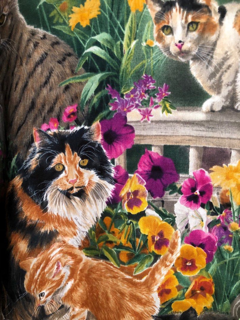 Vintage FOTL Cardigan Cat design Women s Fashion Coats Jackets and Outerwear on Carousell