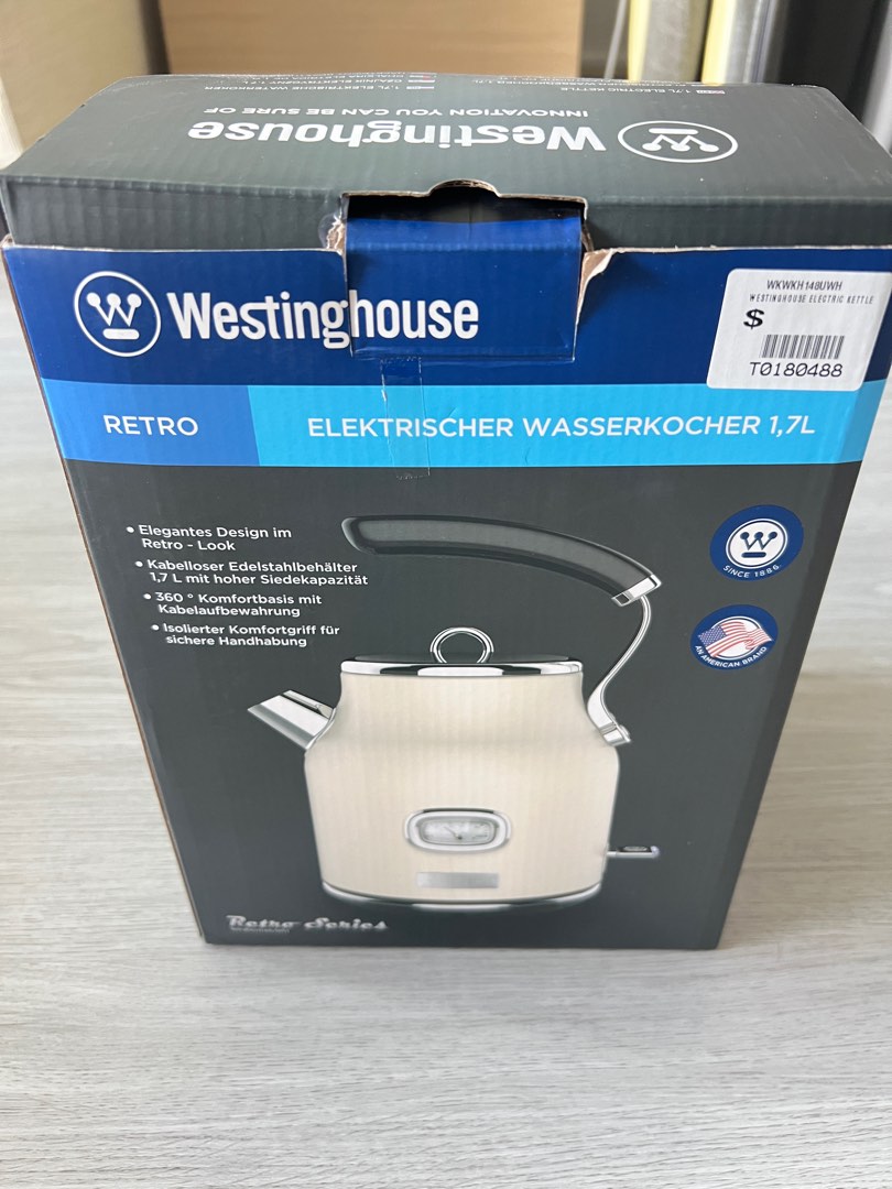 Westinghouse retro 1.7 outlet l electric kettle