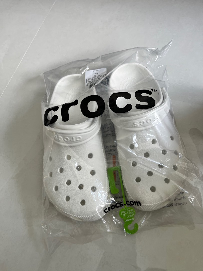 custom white crocs