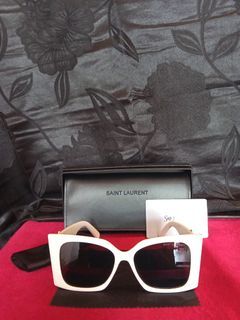 White Ysl Sunglasses