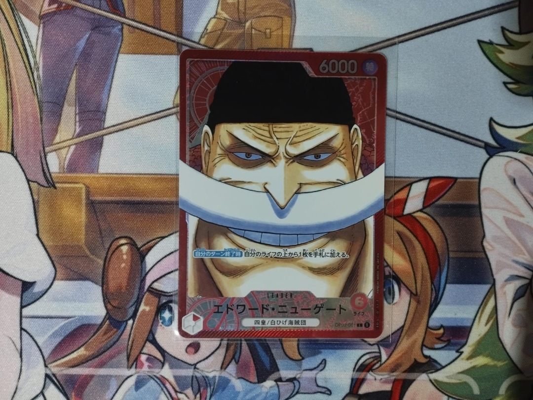 Whitebeard Leader AA OP02 One Piece TCG Card Alternate Art Parallel