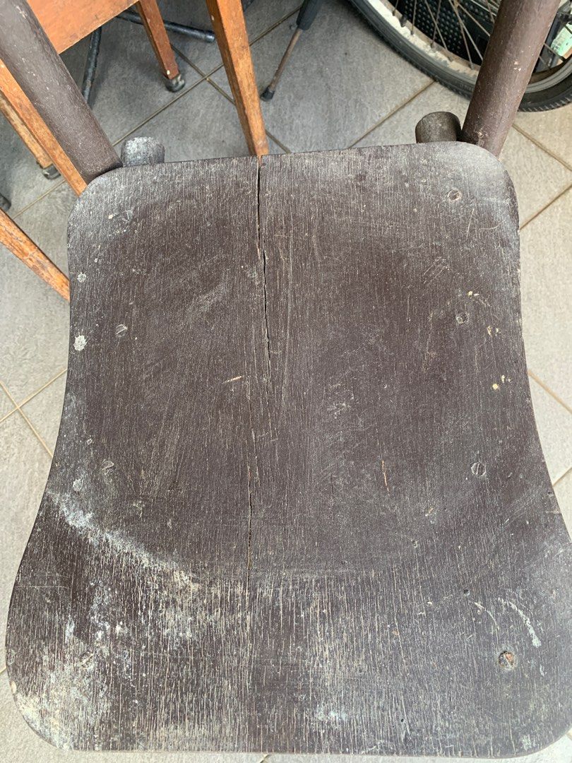 Wooden Chair, Furniture Home Living, Furniture, Chairs on Carousell