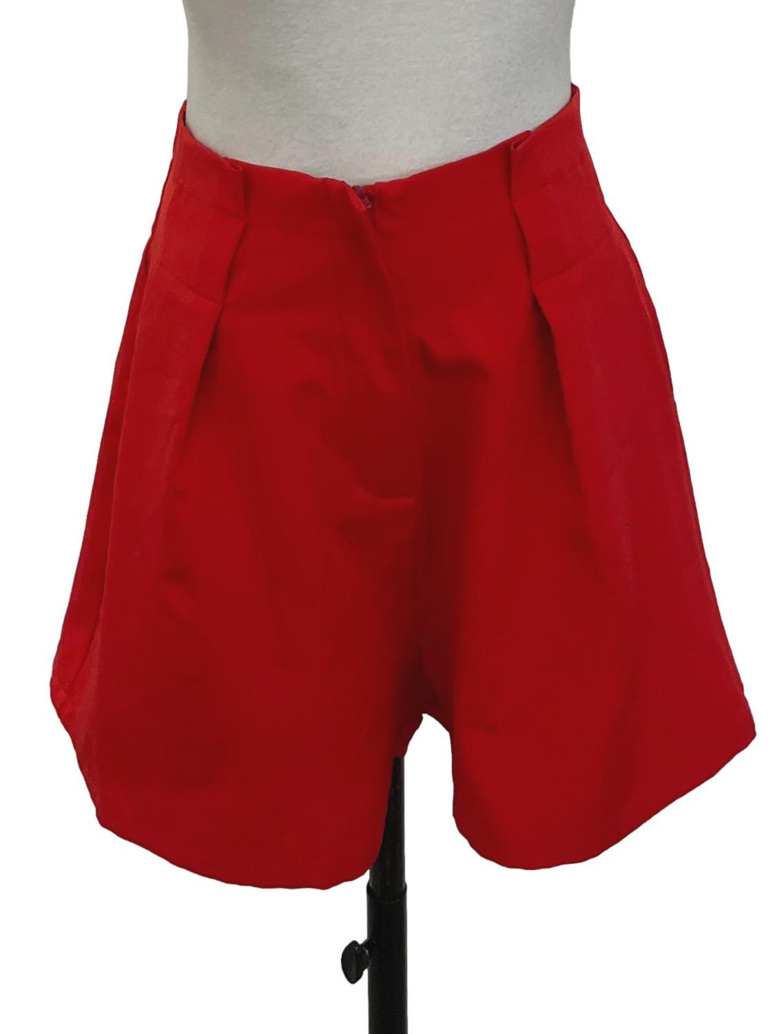 Red paper hotsell bag shorts