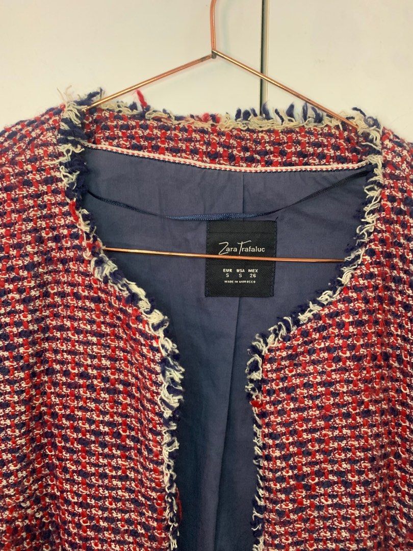 Tweed hot sale zara jacket