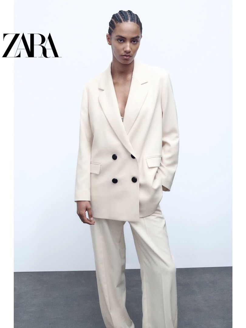 White single sale breasted blazer