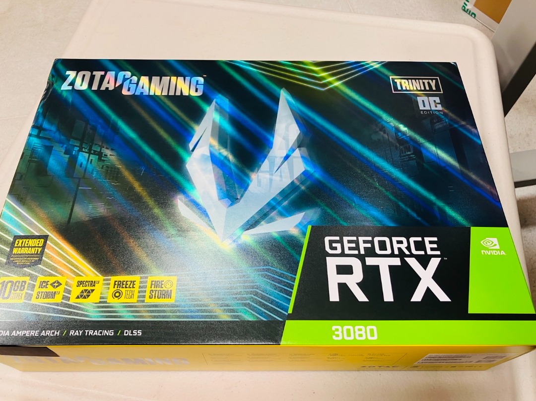 ZOTAC Gaming GEFORCE RTX 3080 10G GDDR6X, 電腦及科技產品, 電腦在