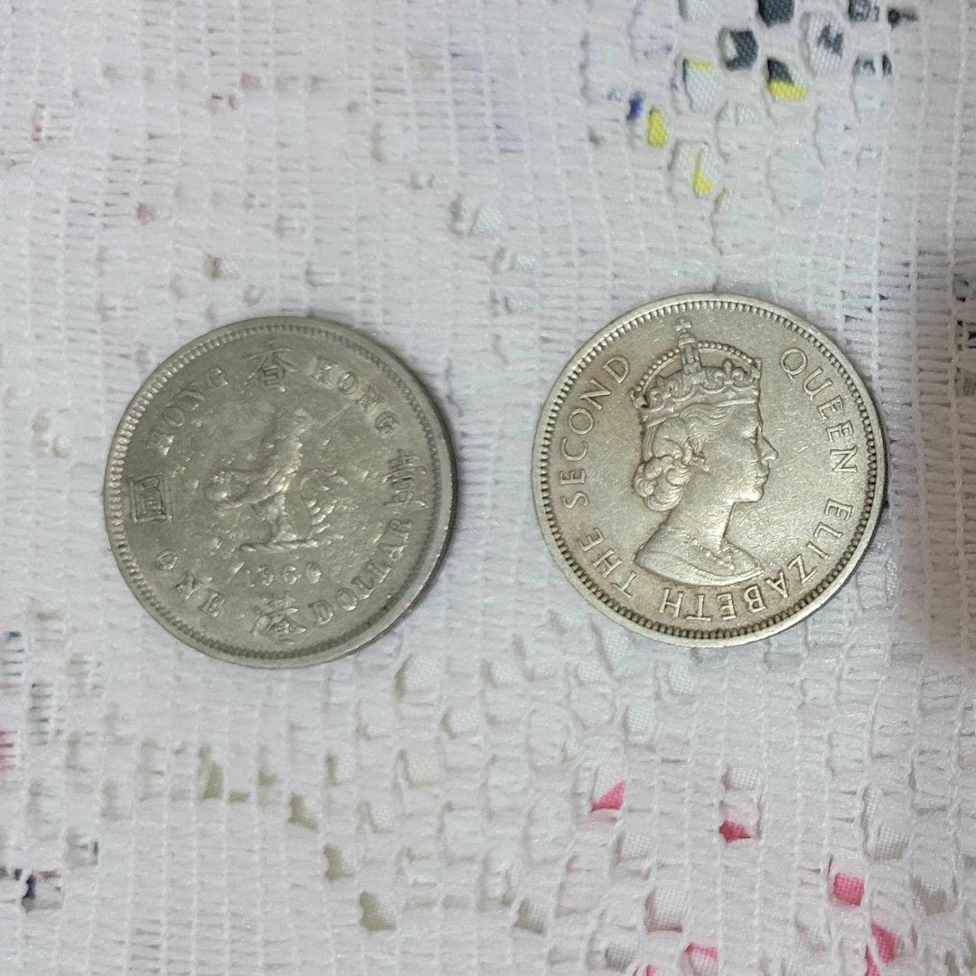 1960/1970年1980/87/88/89/90/91/92 英女皇頭壹元硬幣/一元硬幣/1元硬幣（ 不知市價，請自行出價）, 興趣及遊戲,  收藏品及紀念品, 錢幣- Carousell
