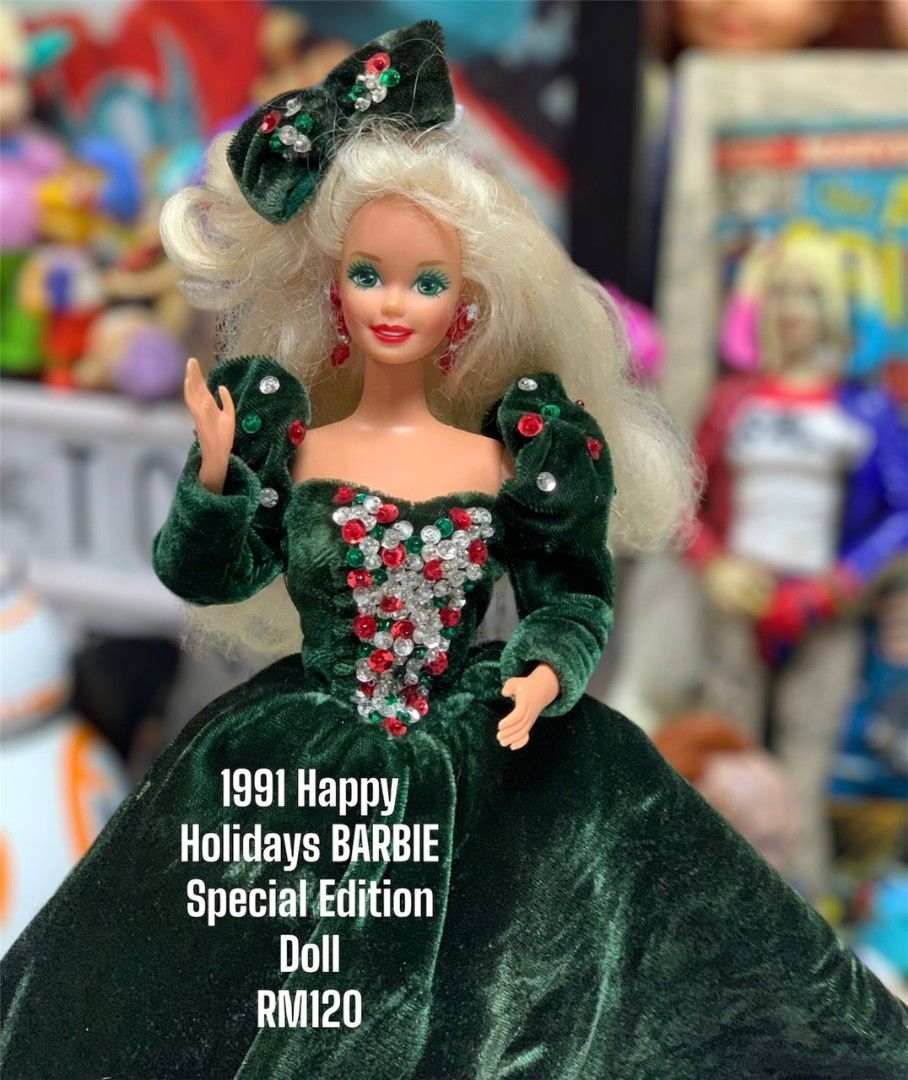 1986 holiday barbie discount