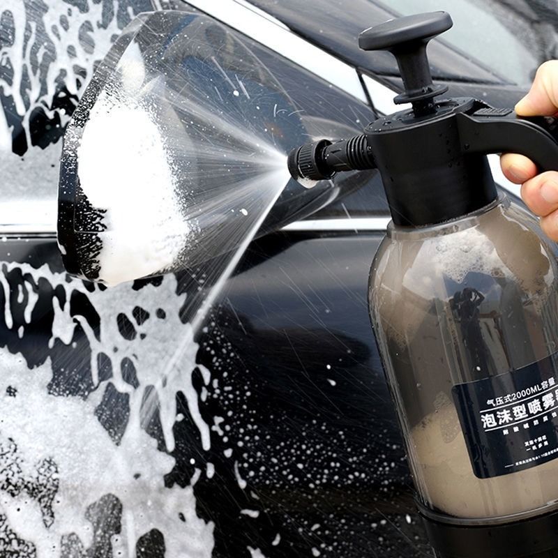 2000ML Car Foam Wash Spray BottleManual Air Pressure Water Liquid Sprayer  Gardening Water Sprinkler 