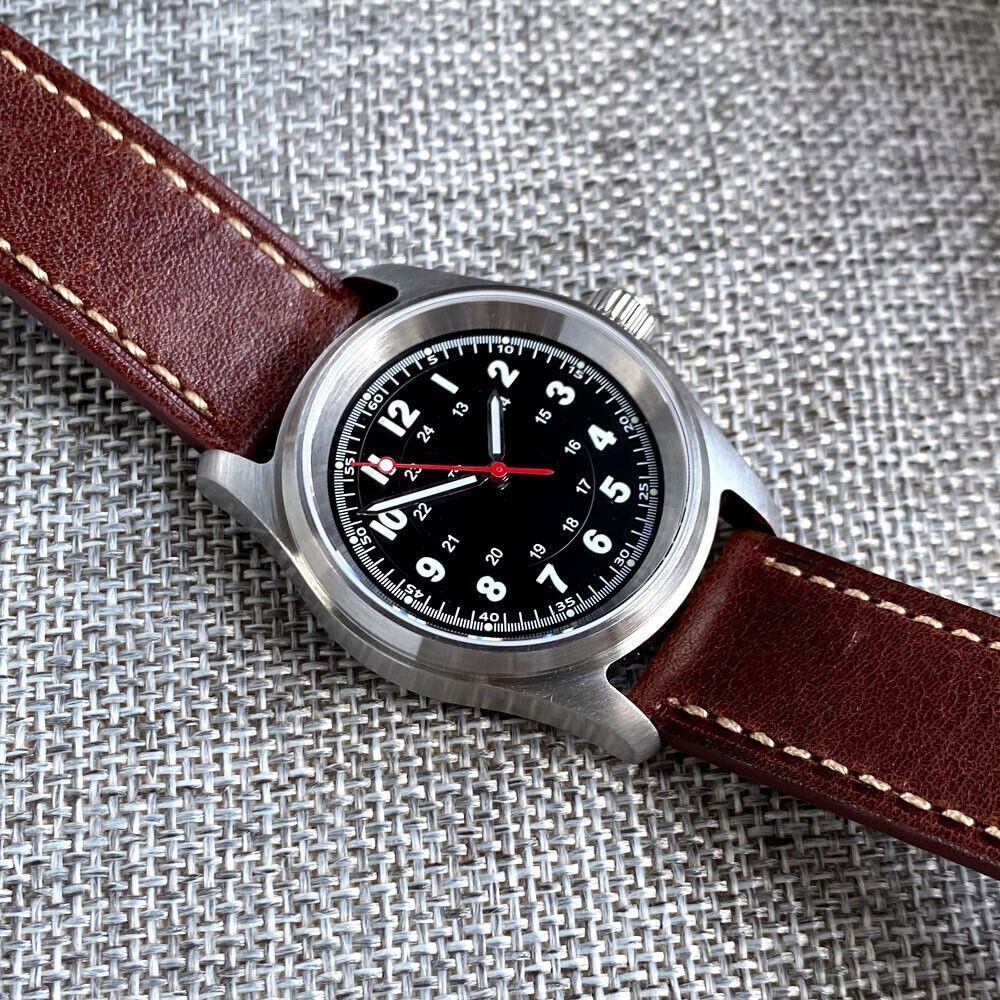 200M Water Resistant Black Sterile Dial Nh35a Automatic Mens Military Dive Watch With Sapphire Glass
