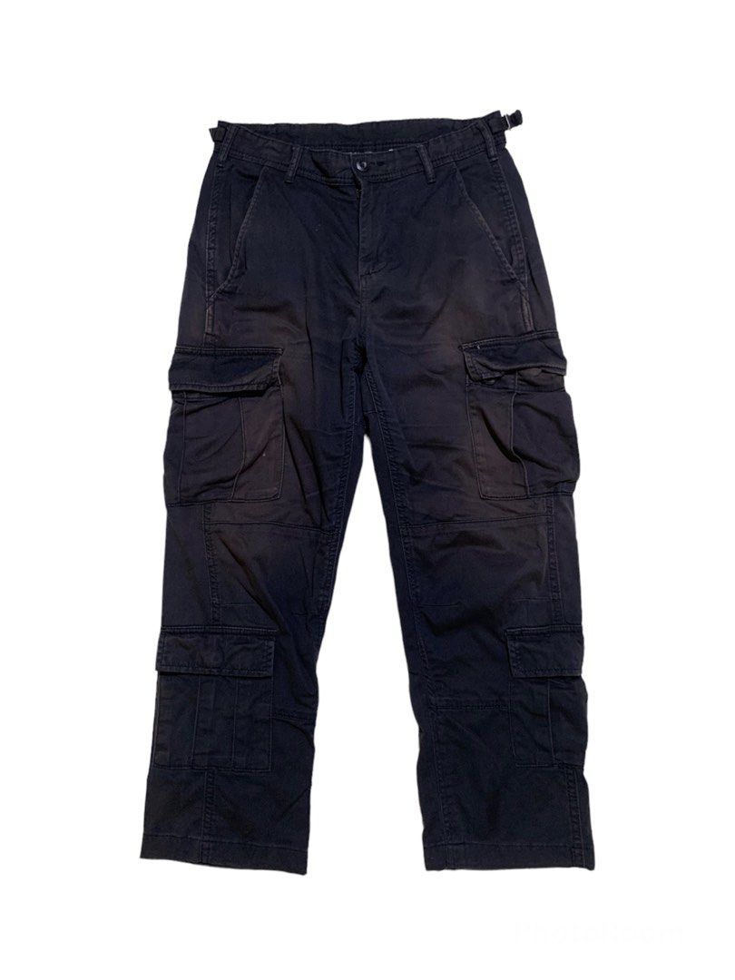 30×35.2 Faded no boundaries multipocket cargo pants, Men's Fashion