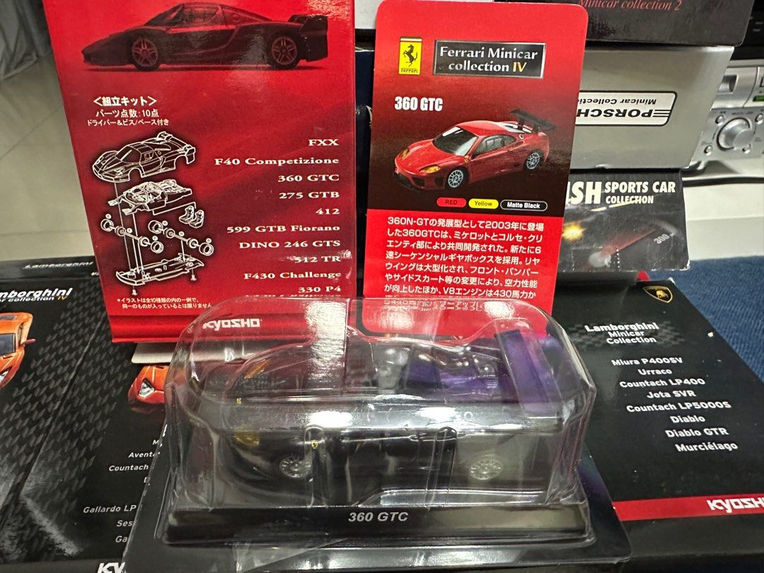 共4架)Kyosho 1/64 1:64 京商FERRARI 355 348 360 430 458 488 F40 F50