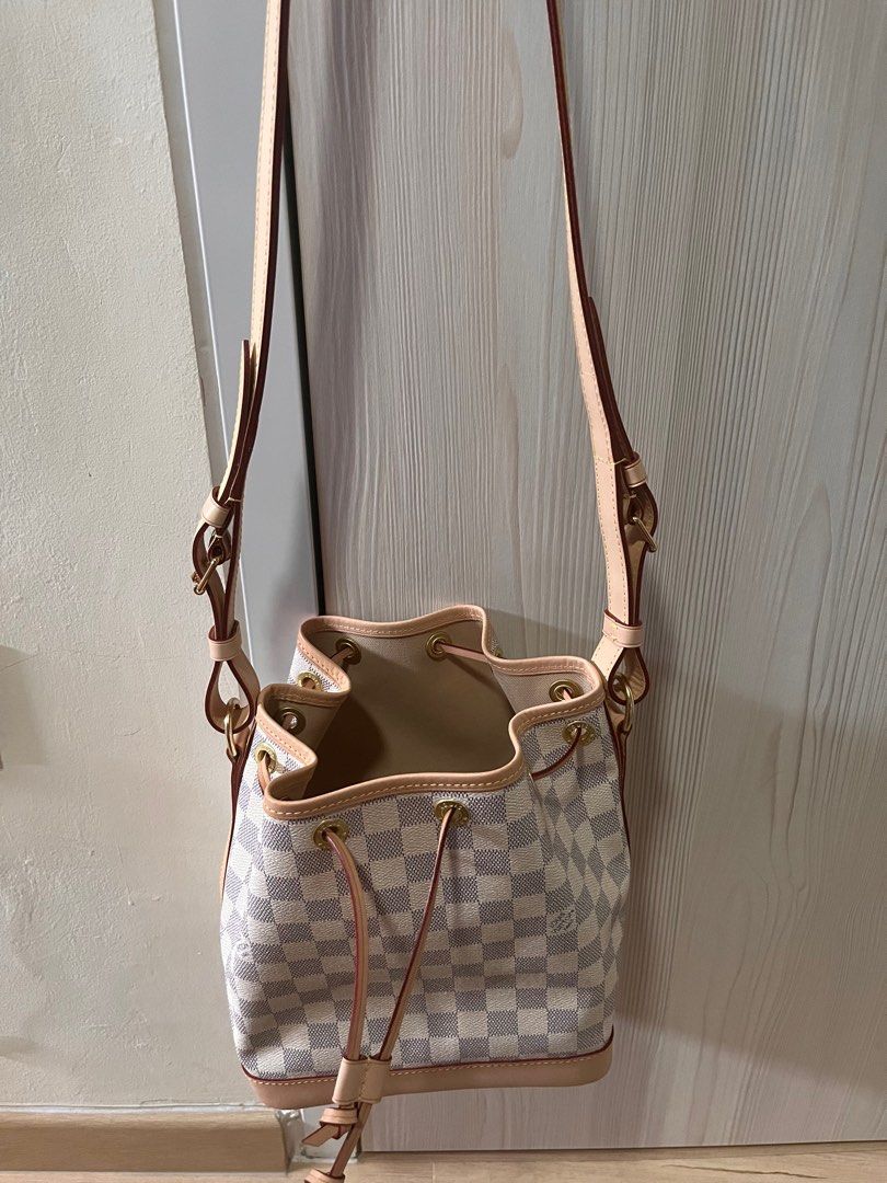 Louis Vuitton Noe BB Damier Azur Drawstring Bucket Bag