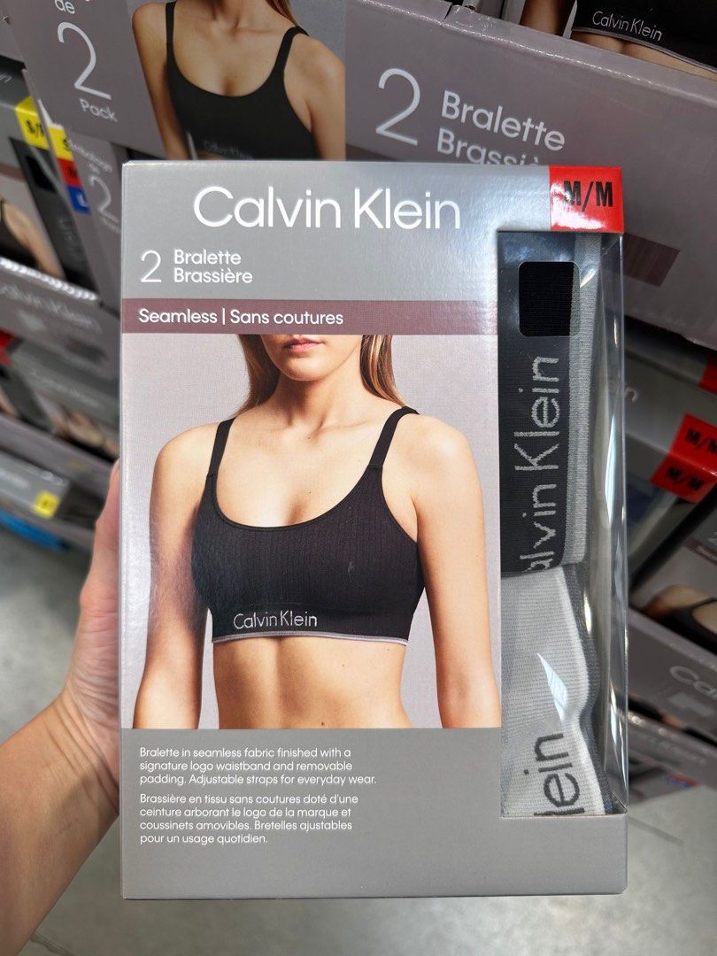 Calvin Klein CK 1 2 Women s Bralette Sports bra top COSTCO Carousell