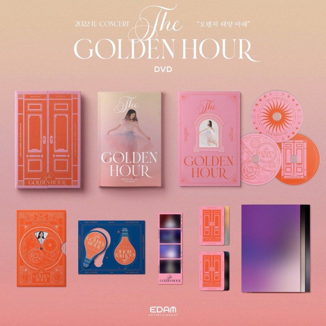 最後一隻DVD現貨] IU 2022 Concert 演唱會The Golden Hour, 興趣及遊戲