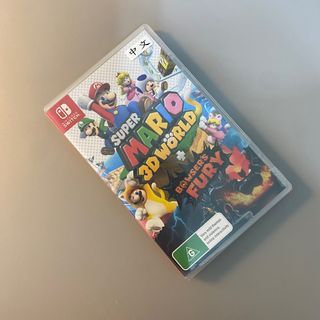 全新未拆封 Nintendo 任天堂 超級瑪利歐3D世界+狂怒世界（中文版）switch