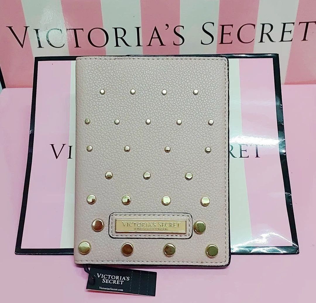 Victoria's Secret, Bags, Victoria Secret Studded Hearts Passport Holder  New