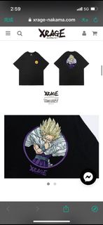 現貨XRAGE 龍珠Z Dragon Ball Z 限定服裝Tee/ Shirt 悟飯比達菲利大猿