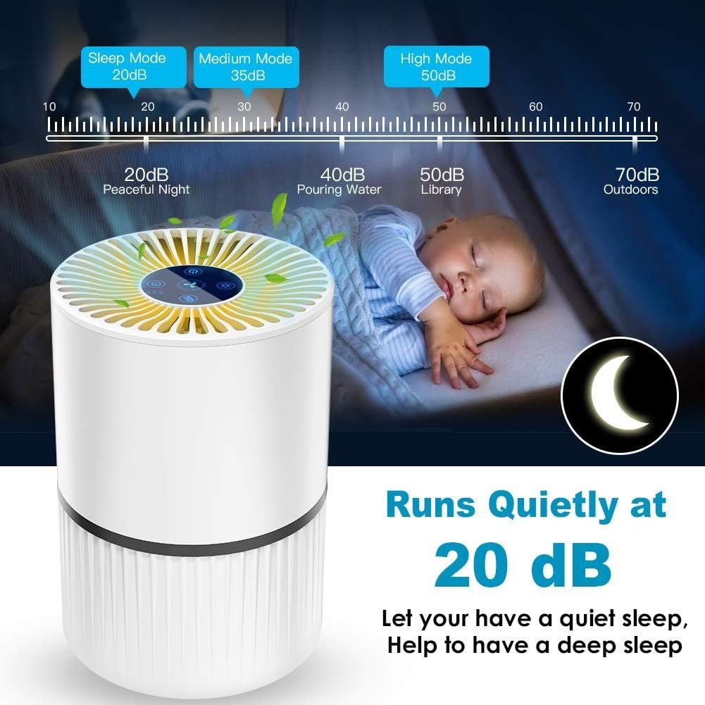 A 9 Air Purifier 5 in 1 Air Purifiers with 4 Layers True HEPA